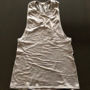 Grey size 2 lululemon tank top